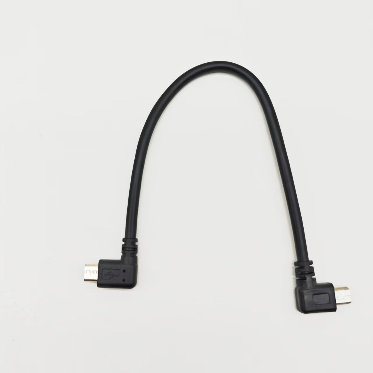 Right Angle USB-A to DC5521 Power Cable, USB2.0 PVC Sheath DC Charging Cord