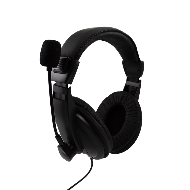 3.5mm Jack Wired Over-ear Gaming Headset with Boom Microphone & Environmental Noise Reduction