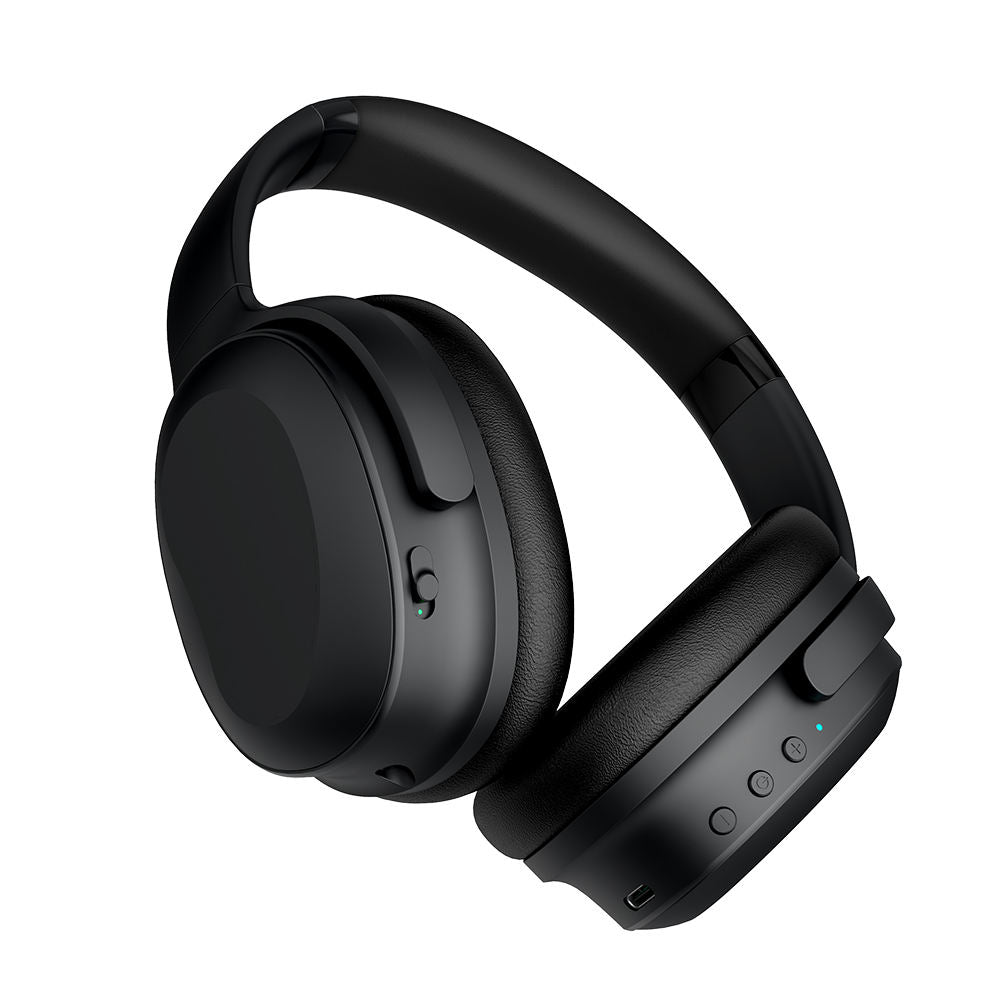 Bluetooth 5.4 Over-ear Wireless Gaming Headset with ANC Active Noise Cancellation & LED Indicator