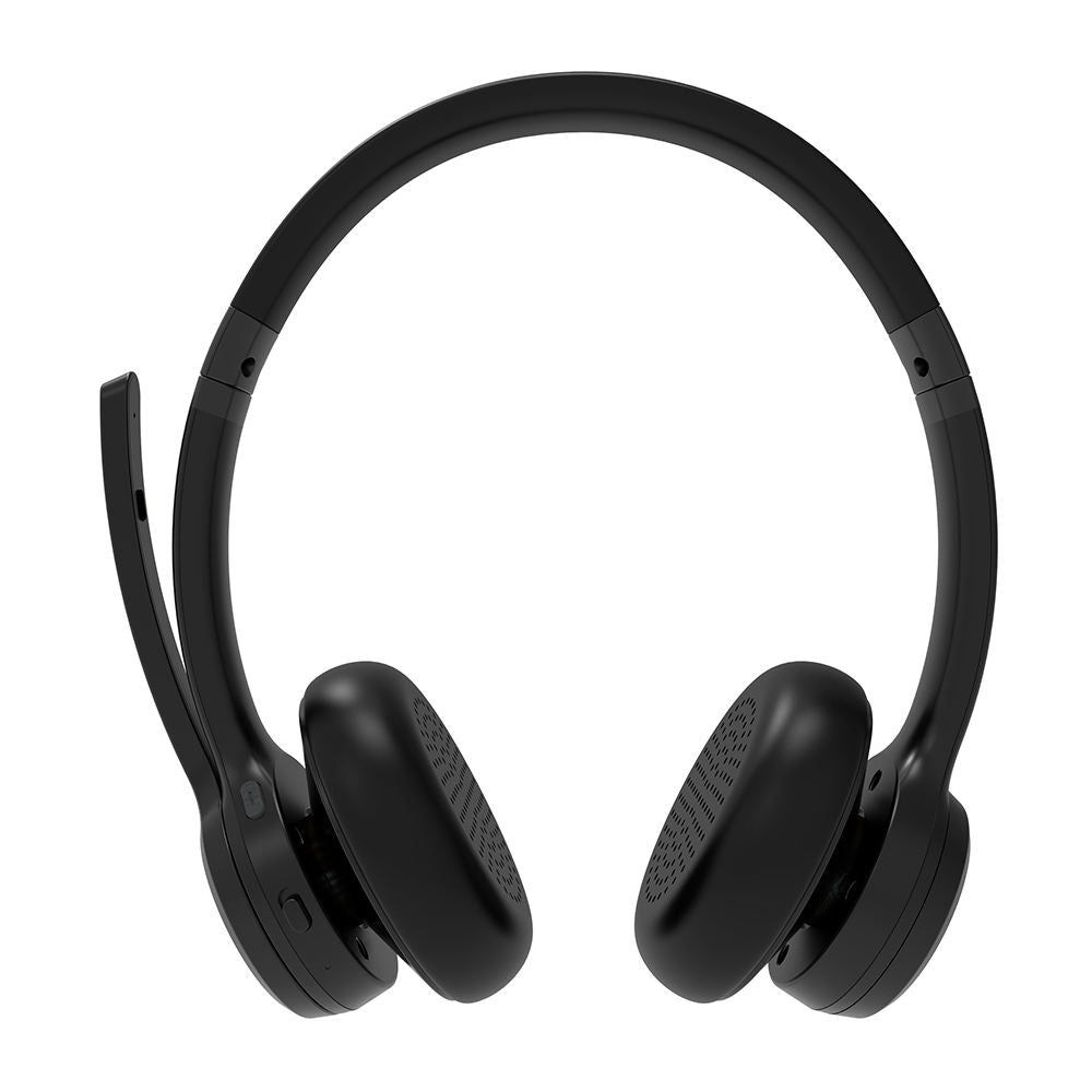 ENC Noise Cancelling Bluetooth Headset with Boom Microphone, Business Call & HiFi Music Headphone
