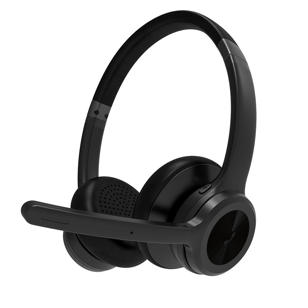 ENC Noise Cancelling Bluetooth Headset with Boom Microphone, Business Call & HiFi Music Headphone
