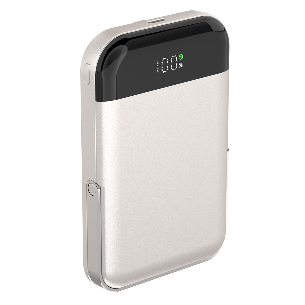 10000mAh Metal Portable Wireless Power Bank, 20W PD Fast Charge & 15W Wireless Output Powerbank