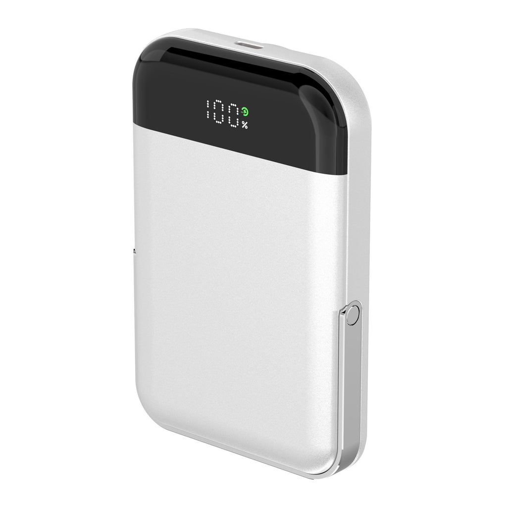 10000mAh Metal Portable Wireless Power Bank, 20W PD Fast Charge & 15W Wireless Output Powerbank