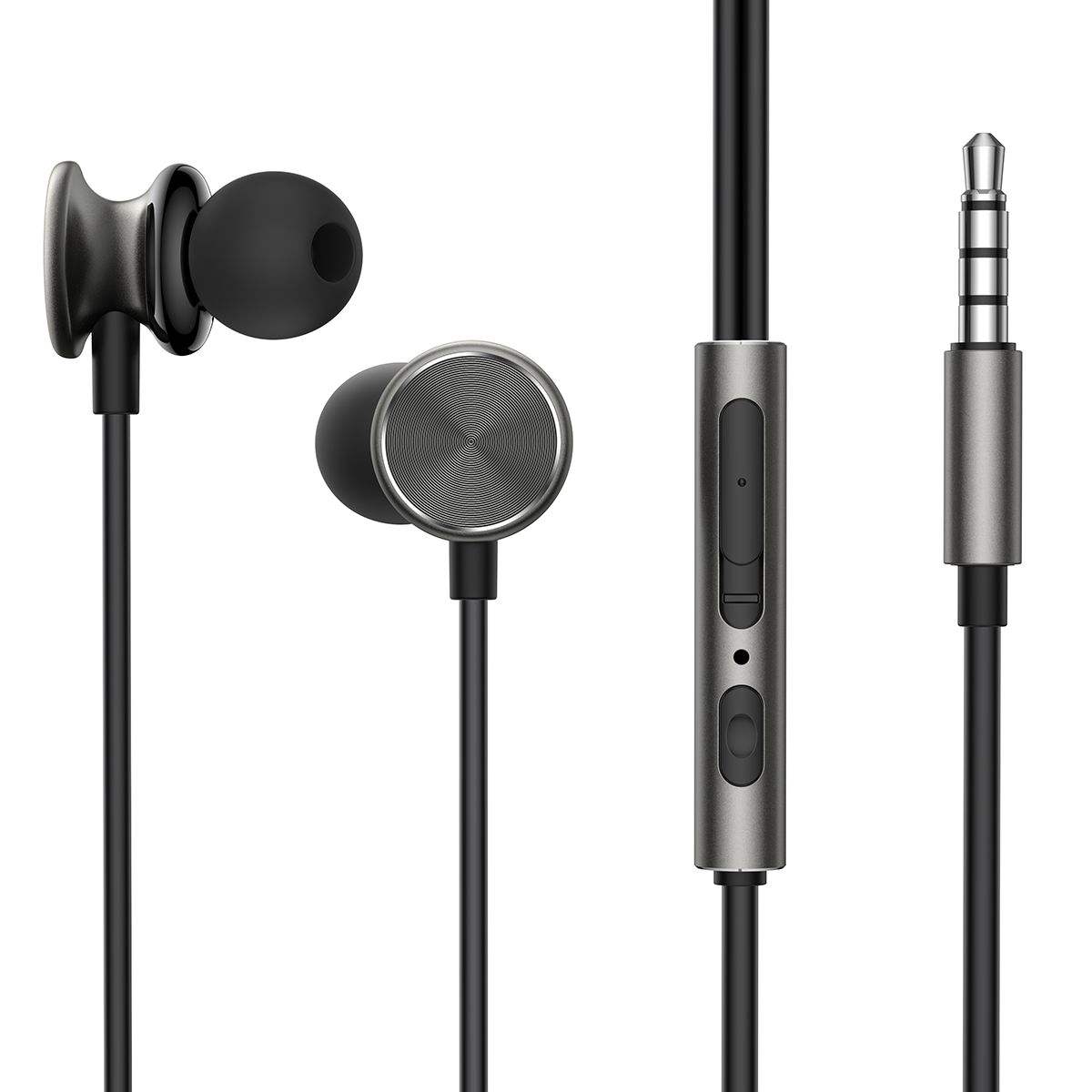 Type-C Wired In-ear Stereo Earphone with Inline Microphone IPX4 Sweat Resistant Headset