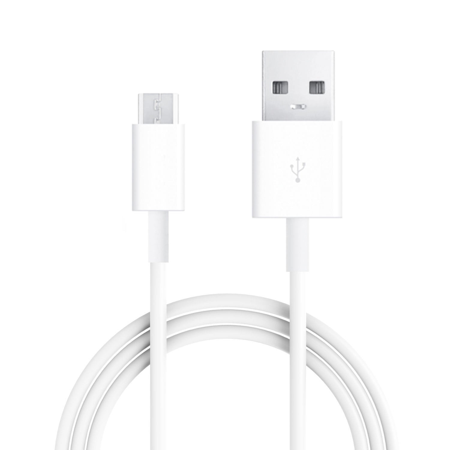 USB to Micro USB Fast Charging Data Cable, 2.4A PVC TPE Charger Cord Available in 1m & 2m
