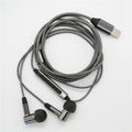 Type-C Wired In-ear Metal Earphone with Inline Microphone, 6mm Speaker Unit