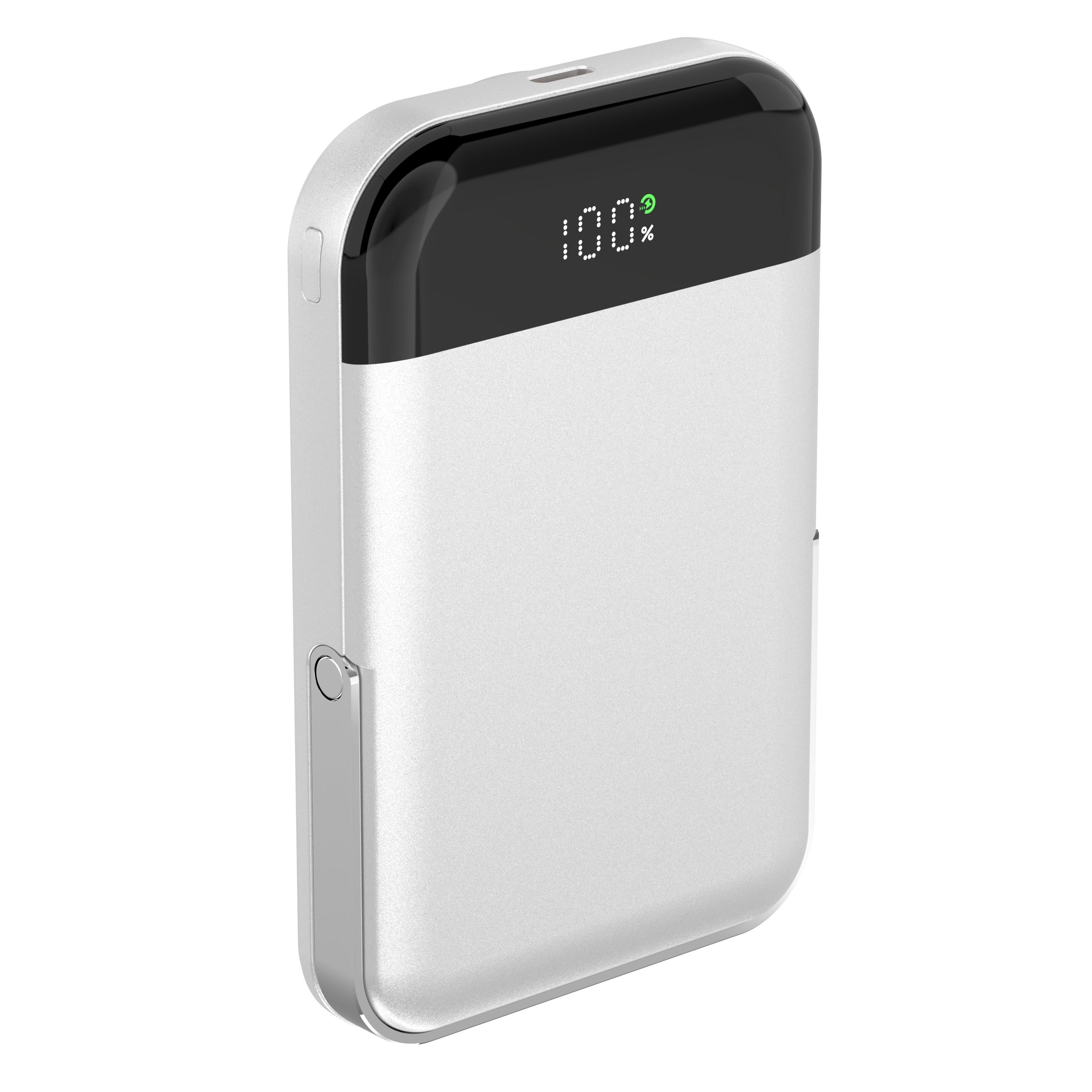 10000mAh Metal Portable Wireless Power Bank, 20W PD Fast Charge & 15W Wireless Output Powerbank