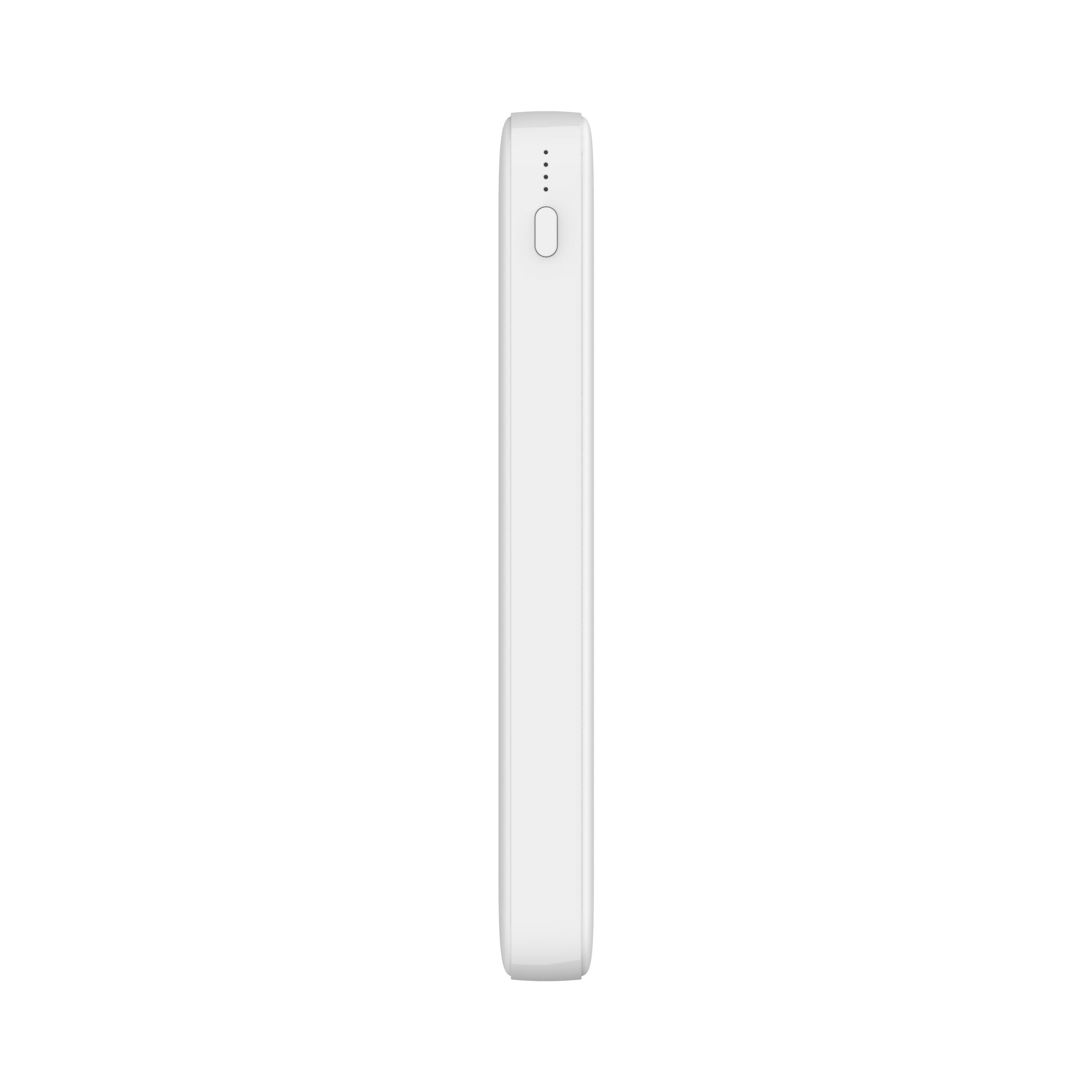 10000mAh Ultra-thin Portable Power Bank, PD Fast Charging Dual USB + Type-C Output Powerbank with LED Indicator