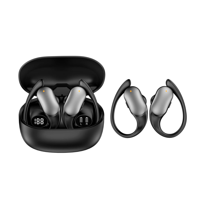 Ear-hook TWS Bluetooth Earbuds Bluetooth 5.4 Digital Display Stereo Wireless Earphones